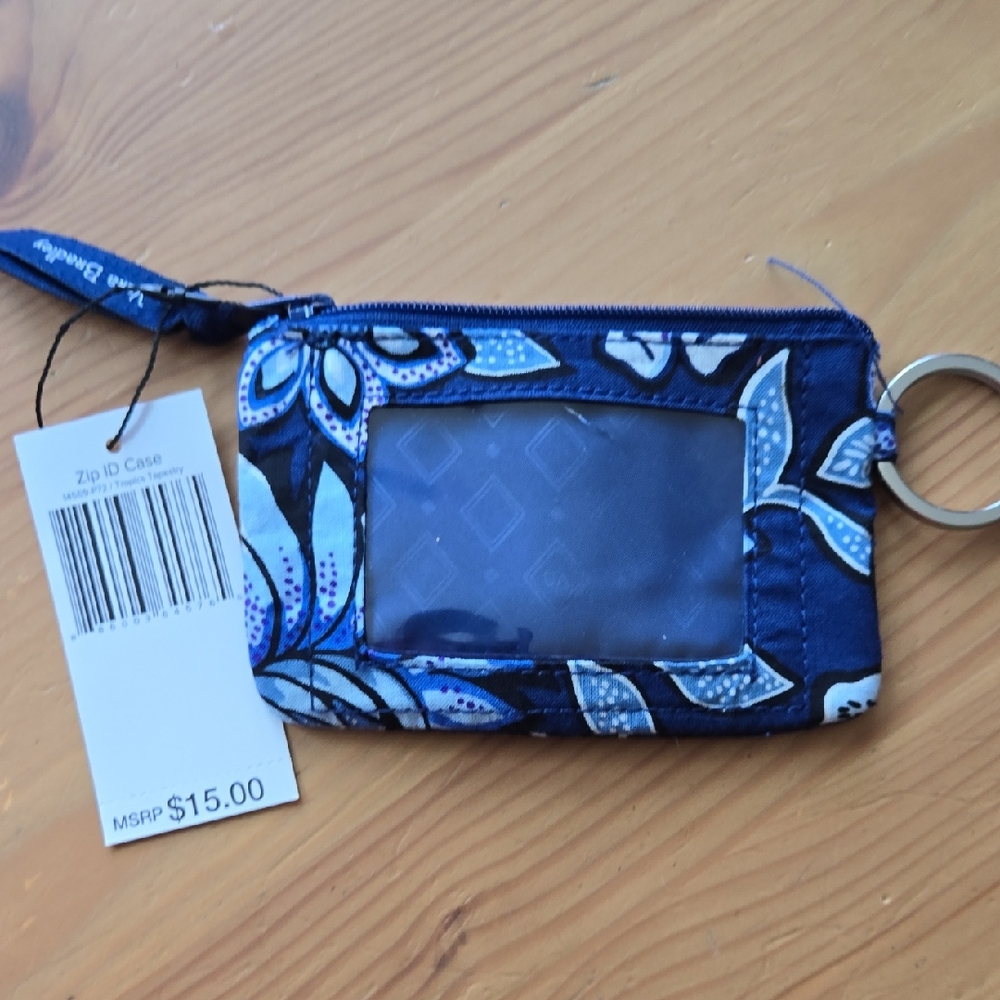 Vera Bradley "Tropics Tapestry" Zip ID Case